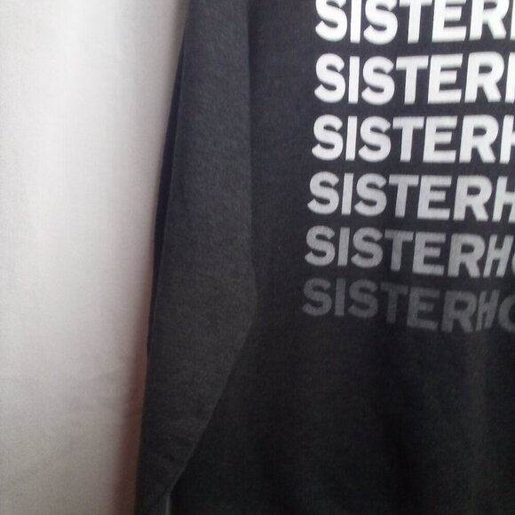 Sisterhood Sweatshirt S Women Long Sleeve Dark Gray - Picture 8 of 13